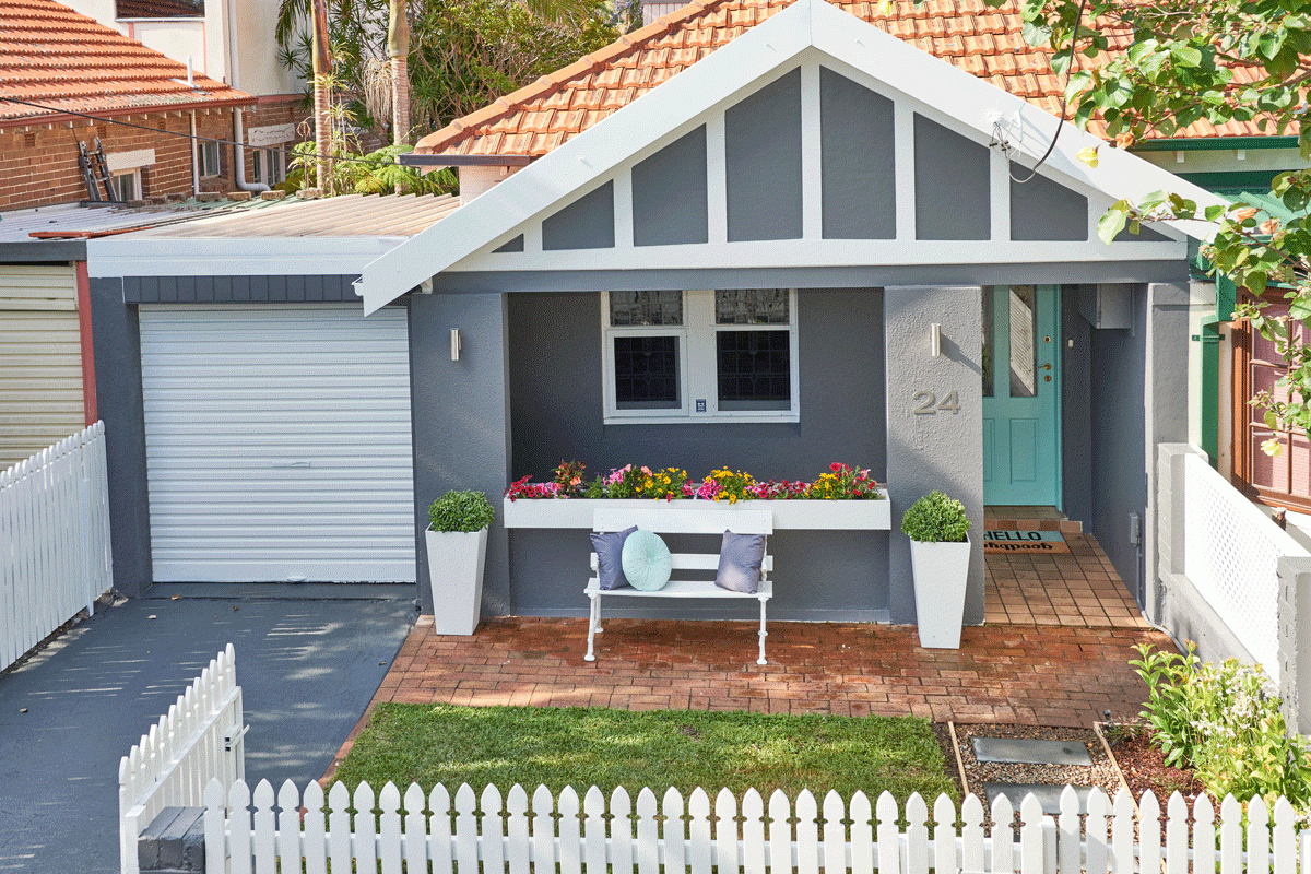 The "kerb appeal" of a property can account for up to 10 per cent of a home's value, according to Cherie Barber.