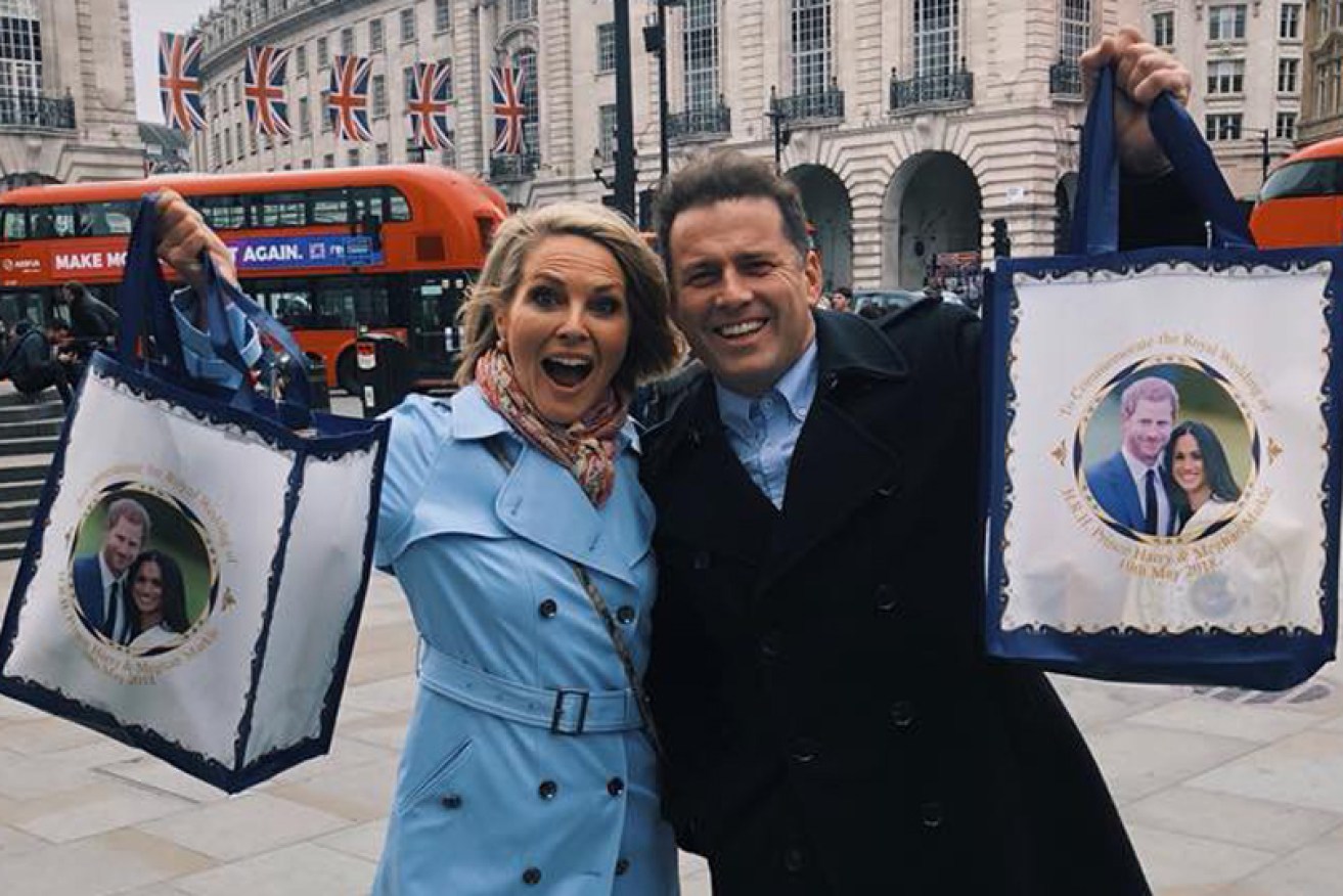 Karl Stefanovic is back on <i>Today</i>, Georgie Gardner (in London in May 2018) is out.