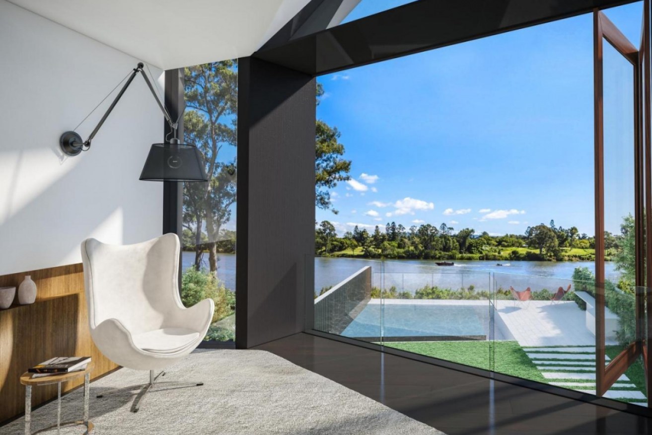 Home with a view: a spectacular outlook, like that of this riverfront home in Yeronga, Queensland, is a top selling point. Photo: realestateVIEW.com.au