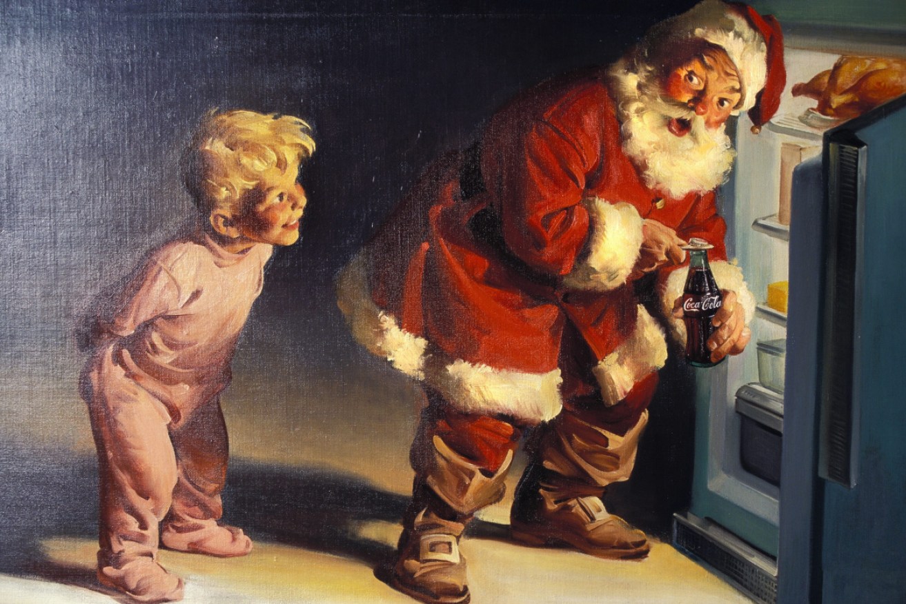Corporate advertisers use Santa Claus to pull at our heartstrings.
