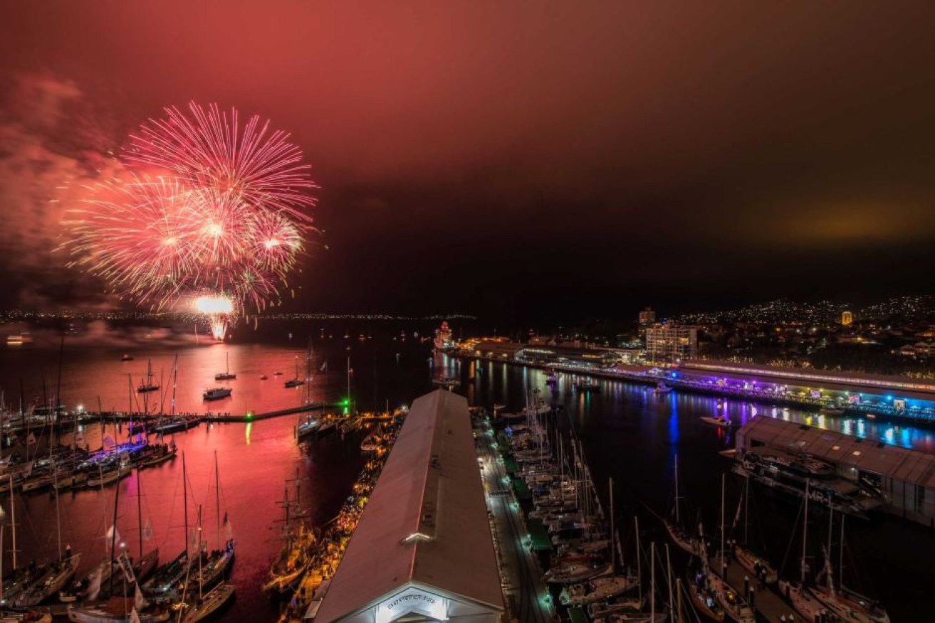 Hobart welcomed the bright and shiny 2019 with its largest display of fireworks.