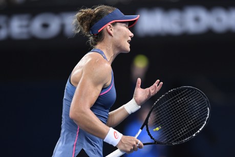 &#8216;Not a total disaster&#8217;: Sam Stosur out in first round in Brisbane