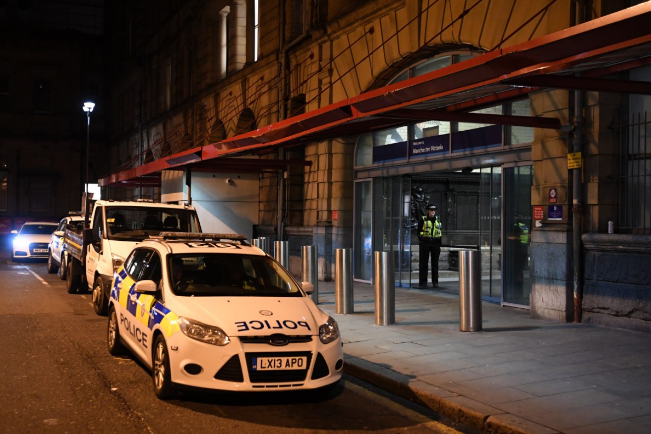 The incident occurred at Manchester Victoria Station, in a city already affected by terror.