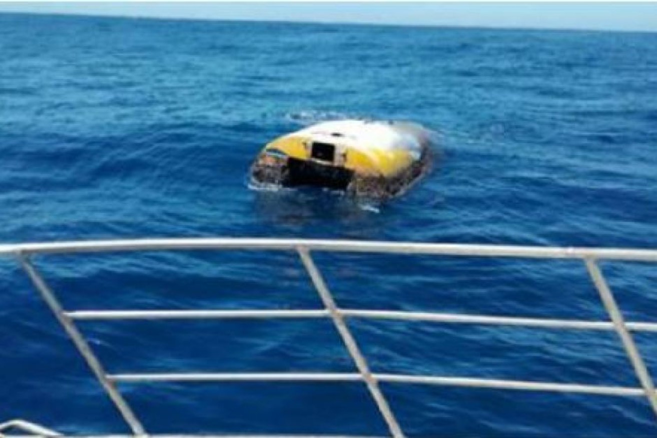 The yacht was found on New Year's Eve off Kangaroo Island.