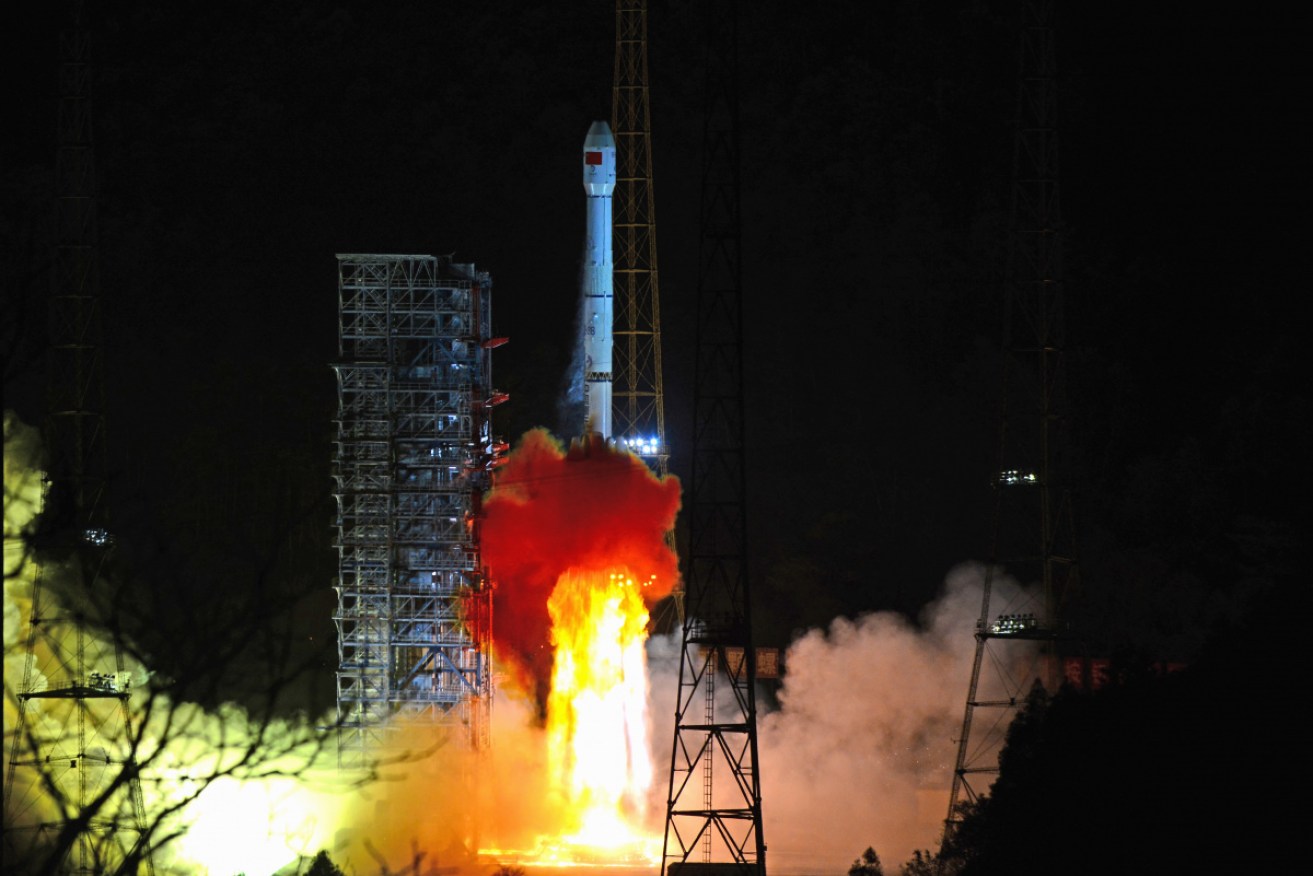 The Long March-3B rocket carrying the Chang'e-4 lunar probe  took off on December 8. 