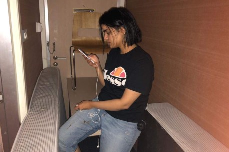 Saudi teenager seeking asylum still barricaded in room
