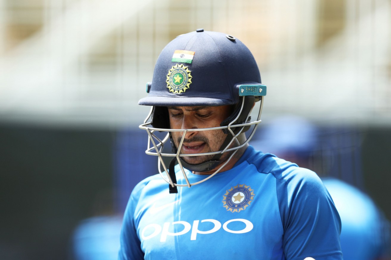 Ambati Rayudu bats in the nets during a training at the SCG on Friday. 
