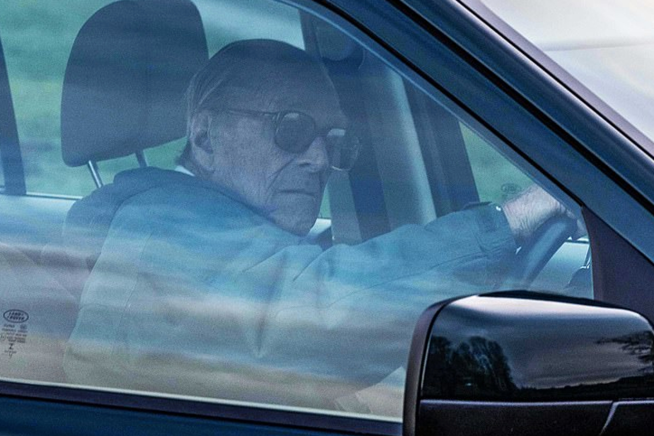 Prince Philip was not fined for driving on a public road without a seatbelt. 