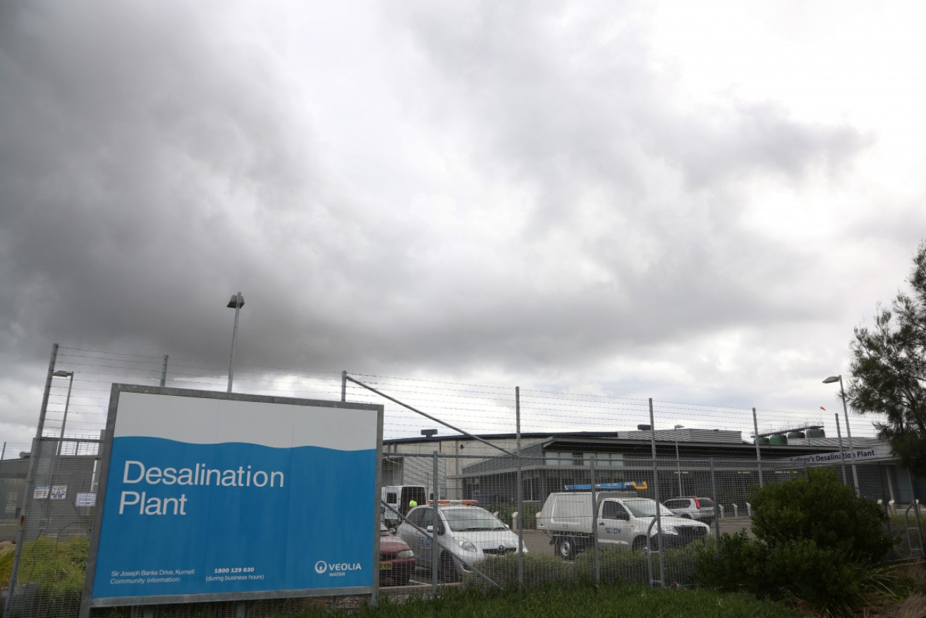 The Sydney desalination plant in Kurnell on the city's south coast has never been needed.