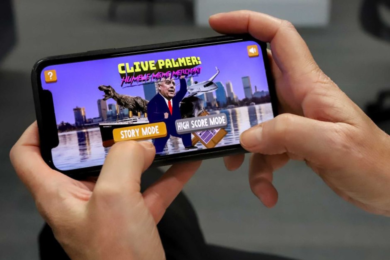 The Clive Palmer Humble Meme Merchant app has the potential to track user's data on Android devices.