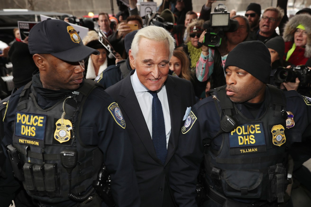 Roger Stone is facing a lengthy jail term if convicted. 