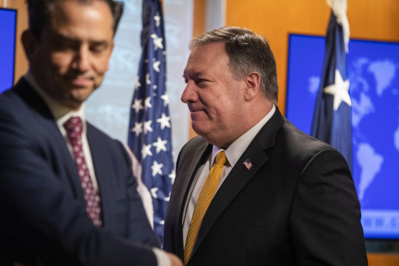 US Secretary of State Mike Pompeo announces the US withdrawal from the Intermediate-Range Nuclear Forces (INF) Treaty.