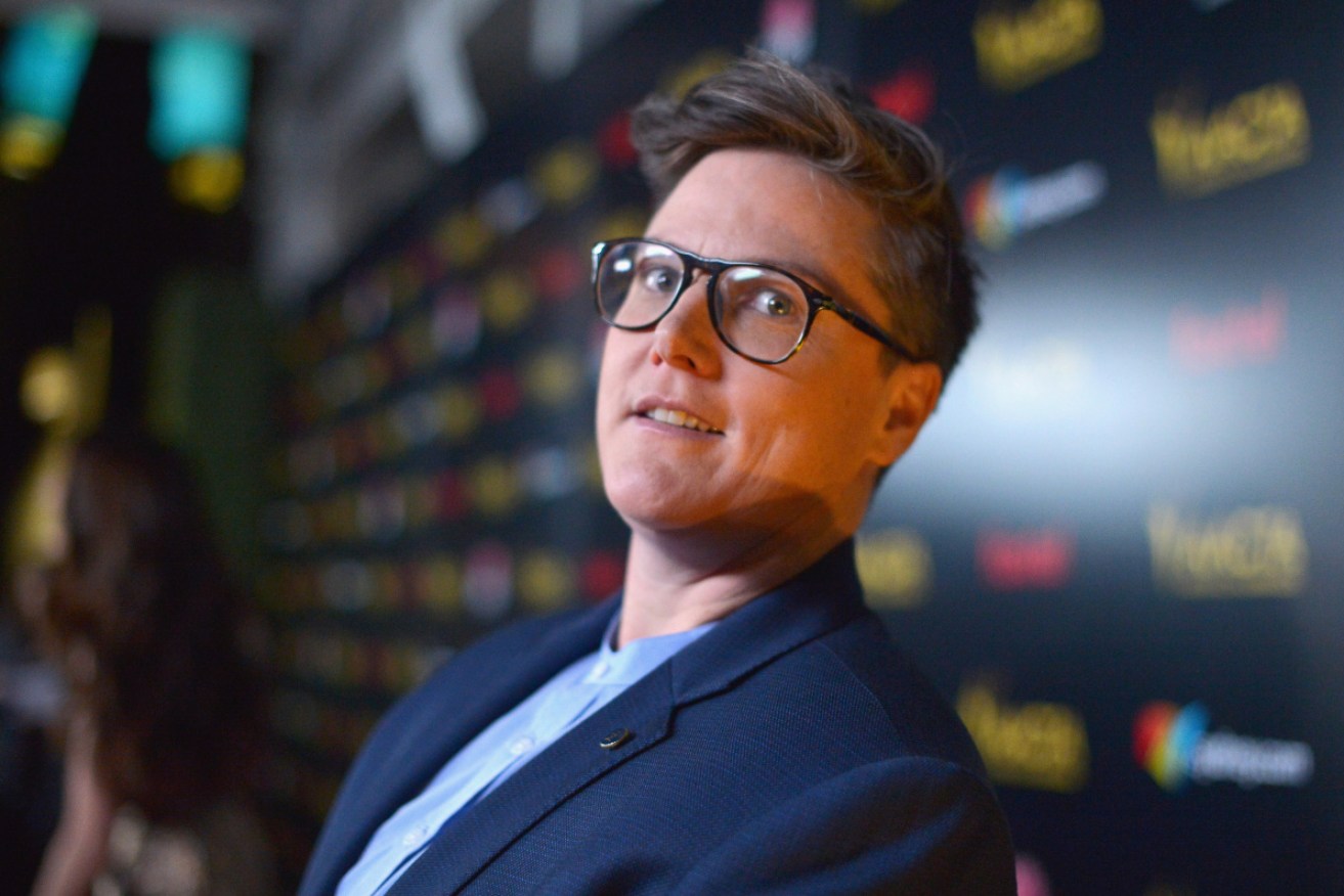 Hannah Gadsby has tweeted she's now a married woman.