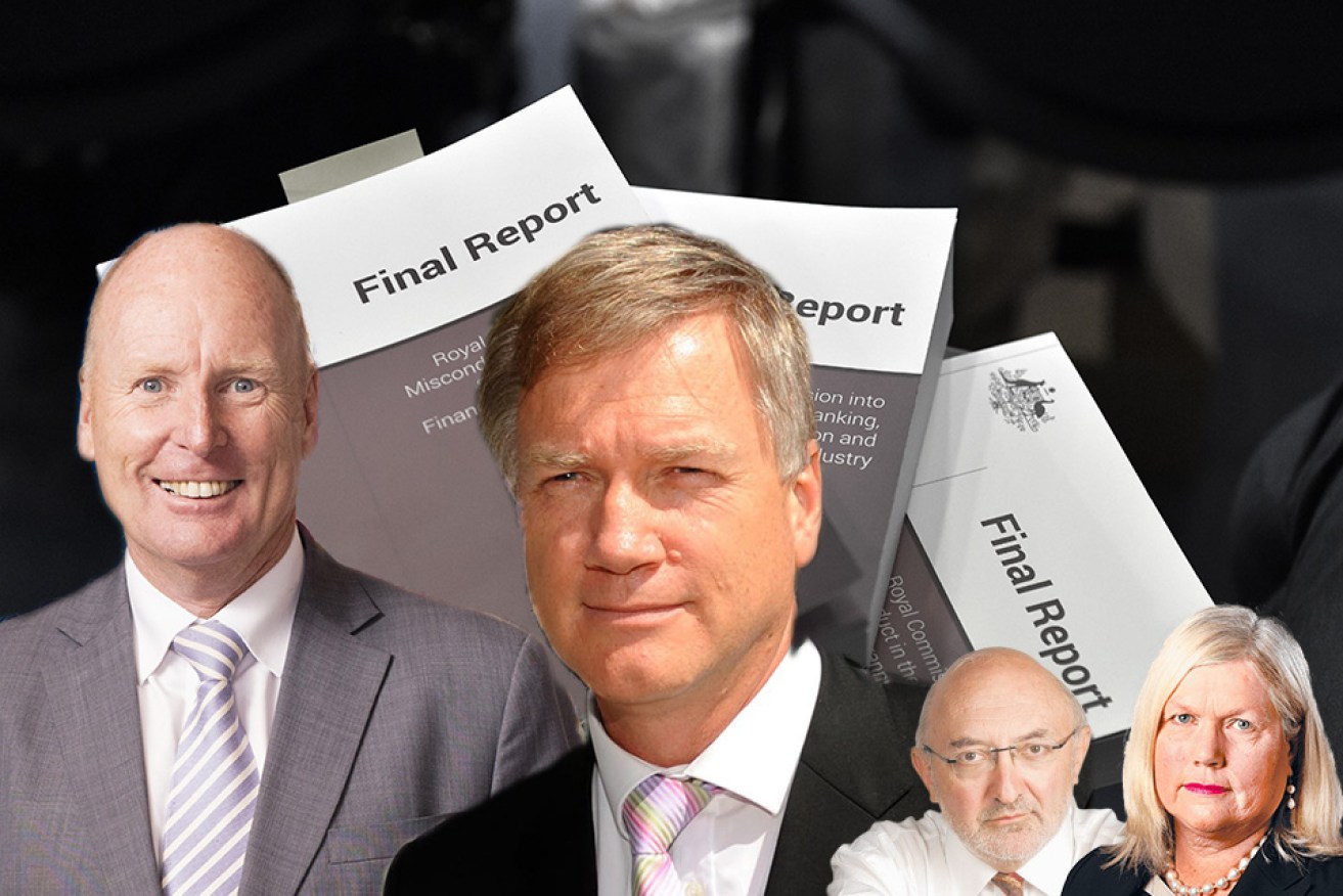 Ross Greenwood, Andrew Bolt, Terry McCrann and Judith Sloan all initially opposed the royal commission