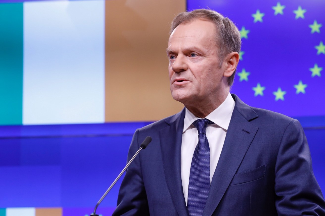 Donald Tusk has criticised 'hard Brexiters'.