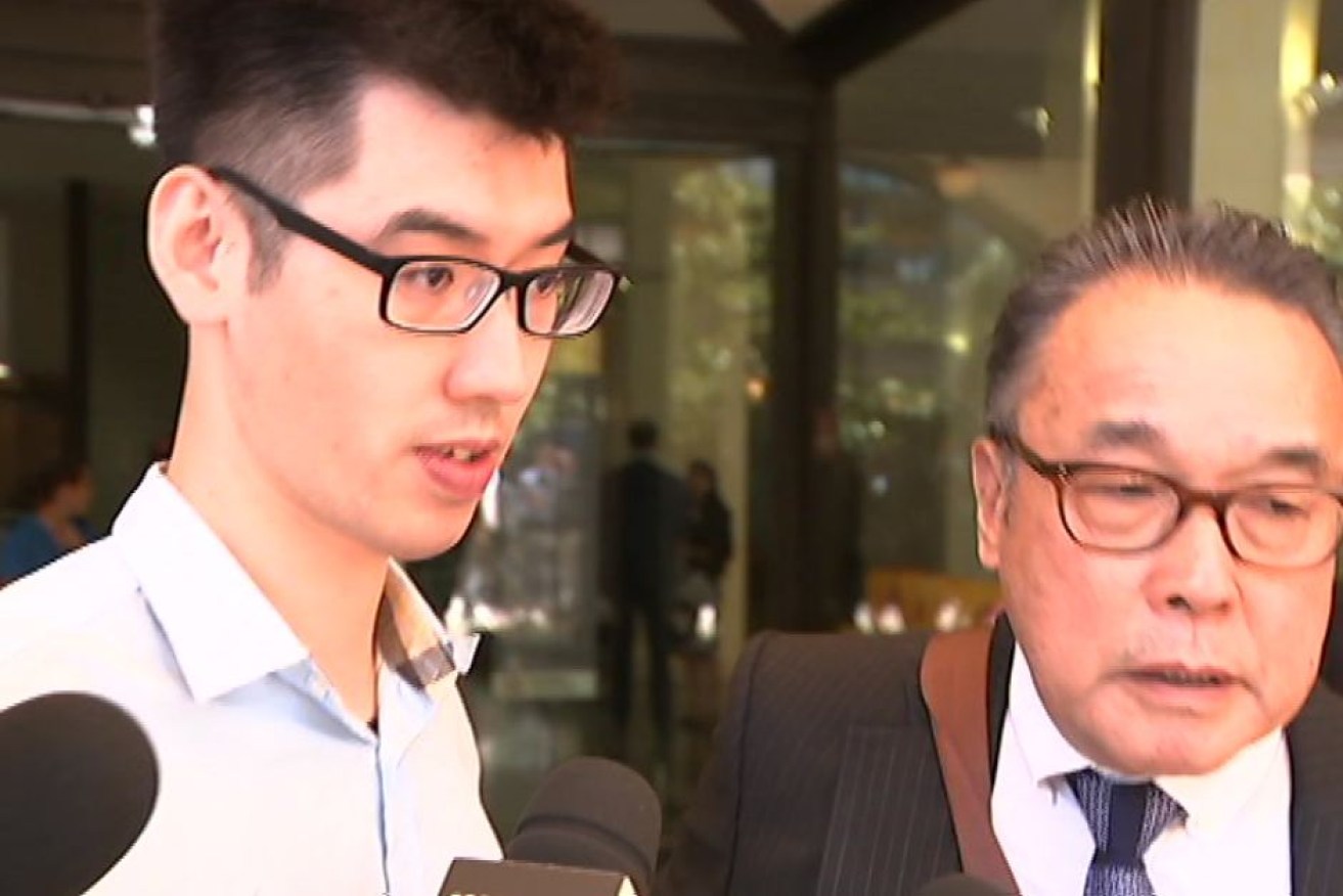 Yi Zheng is accused of stealing the personal details of 23 customers at AMP.