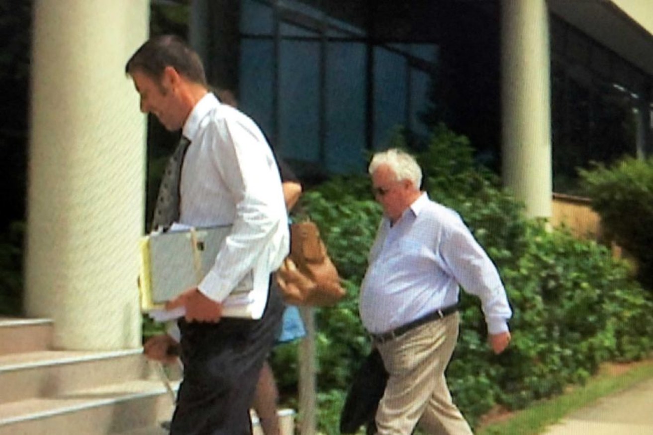 Gary Lavin walks into the Maroochydore District Court ahead of his sentencing.

