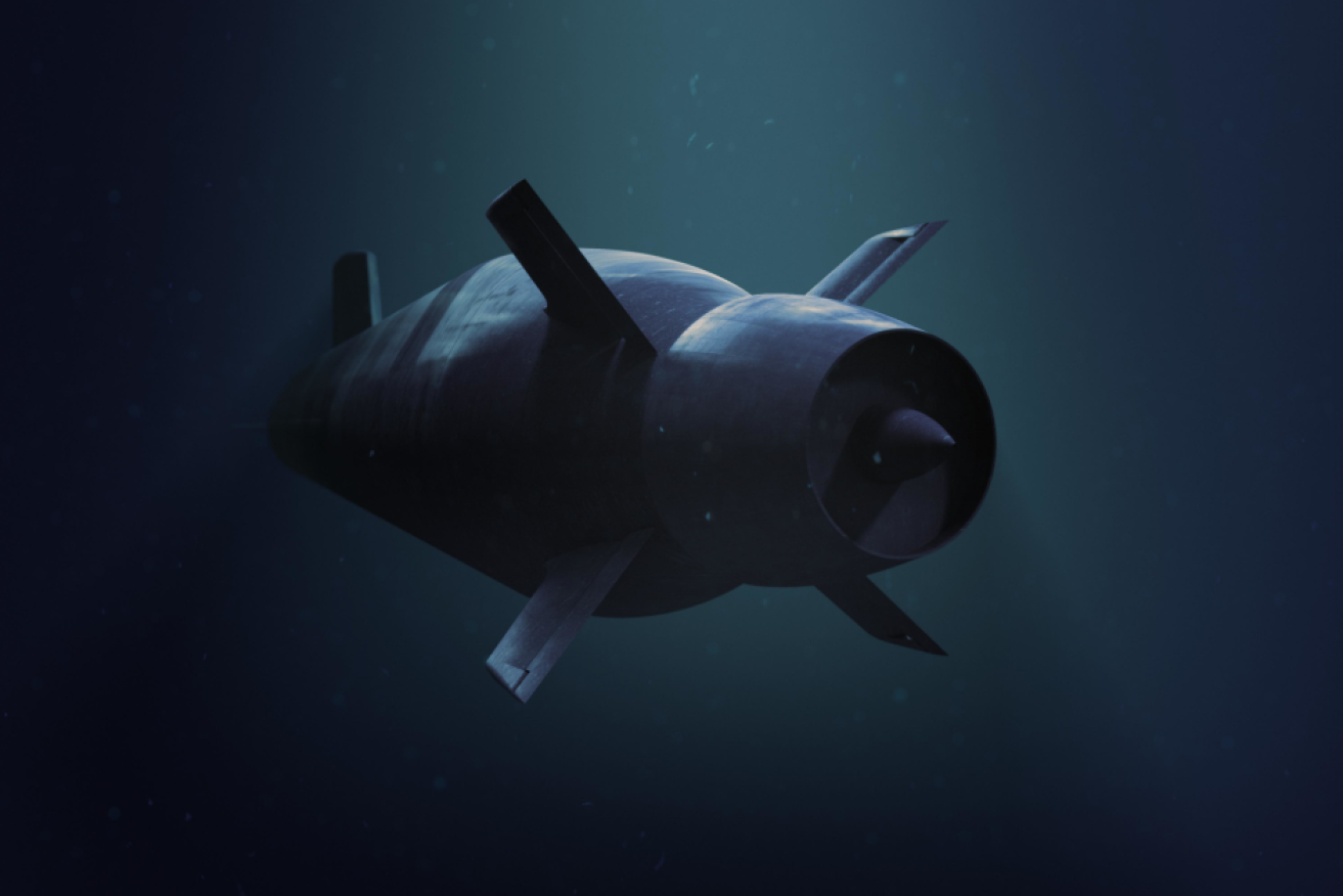 An artist's impression of the Shortfin Barracuda submarine French company Naval Group is building for Australia.