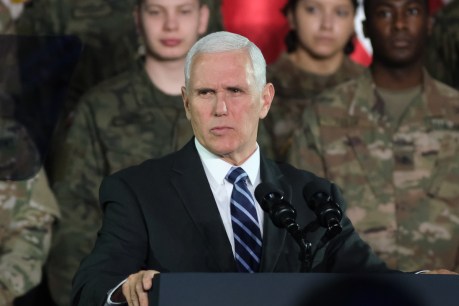 US Vice President Mike Pence lashes out at Europeans over Iran at Middle East peace summit