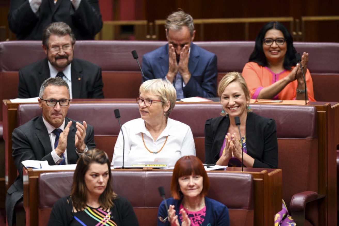 Superannuation legislation passed the Senate with Greens support.