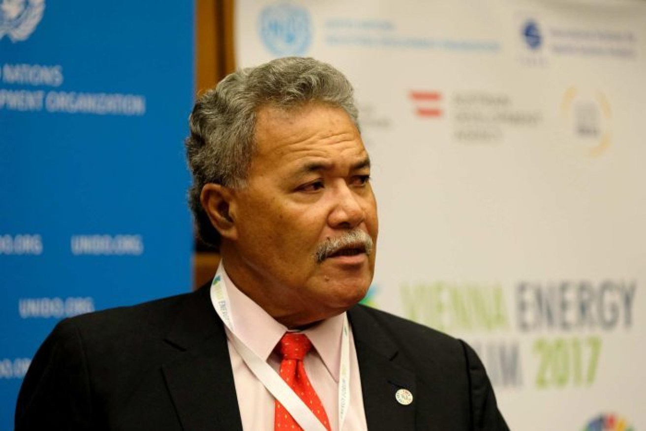 Tuvalu PM Enele Sopoaga says Australia must work to address the causes of climate change.