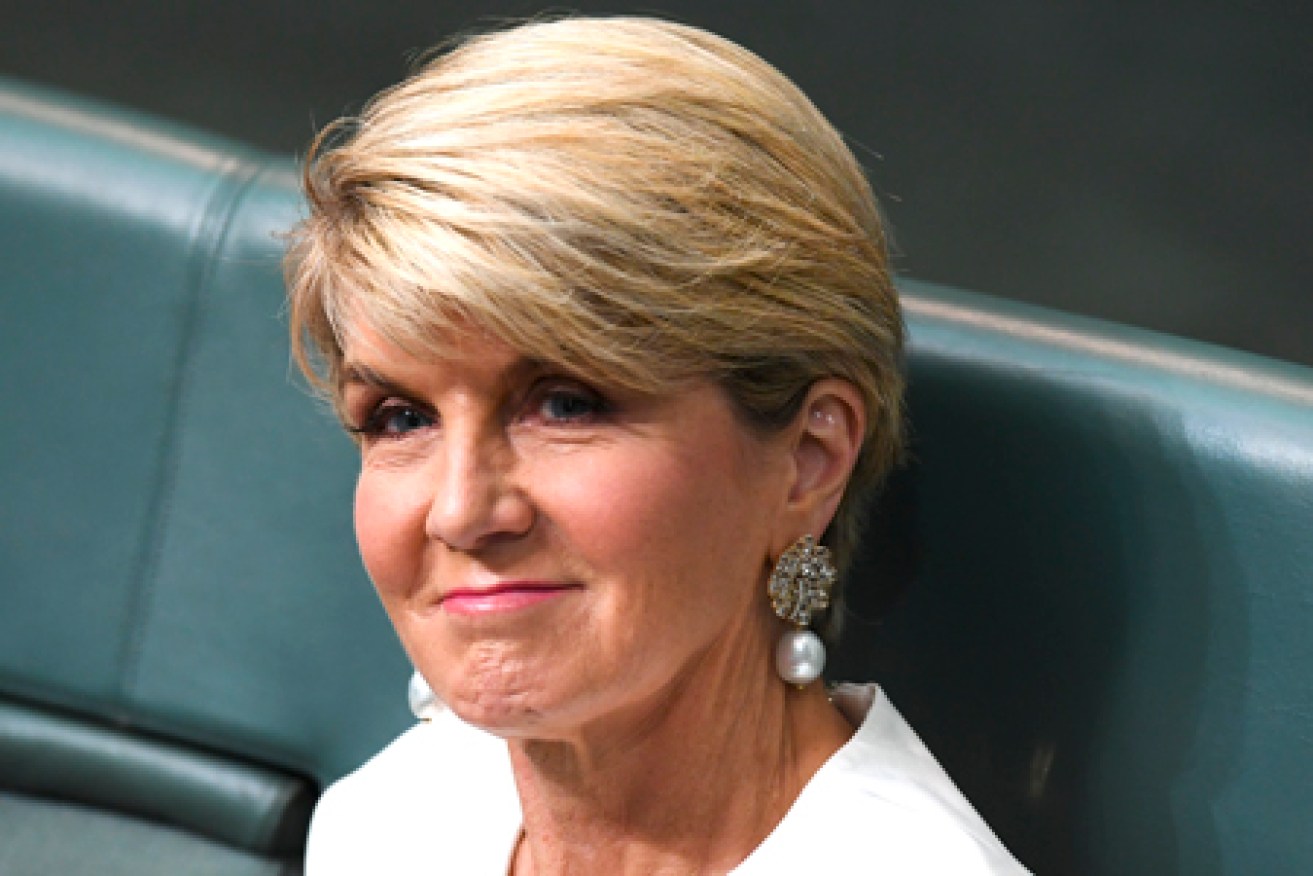 Former foreign minister Julie Bishop  has called for cooler heads on China.