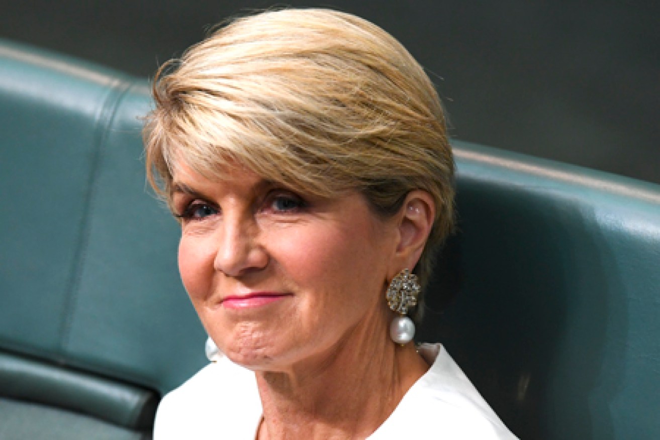 Former foreign minister Julie Bishop has called for cooler heads on China.