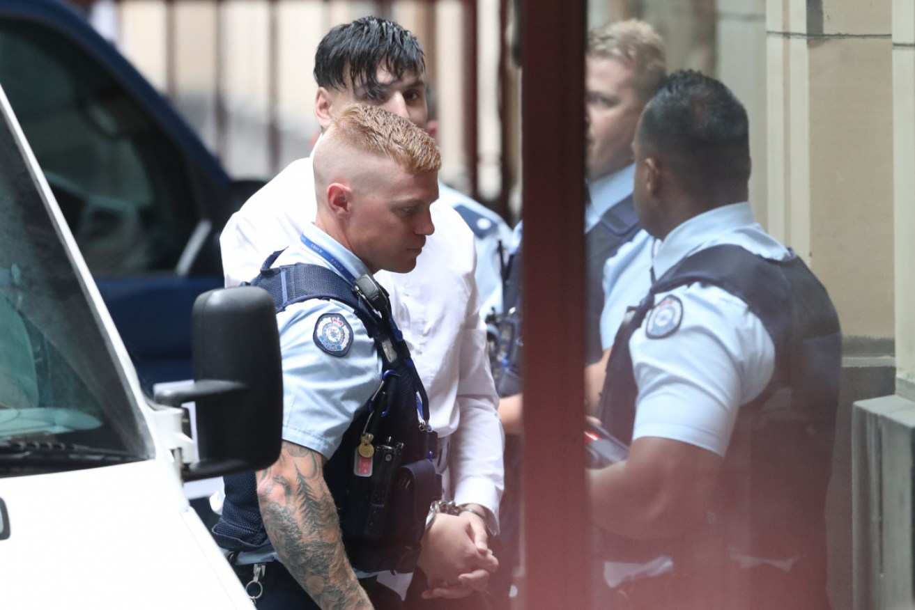Gargasoulas arrives at the Victorian Supreme Court on Friday for sentencing.