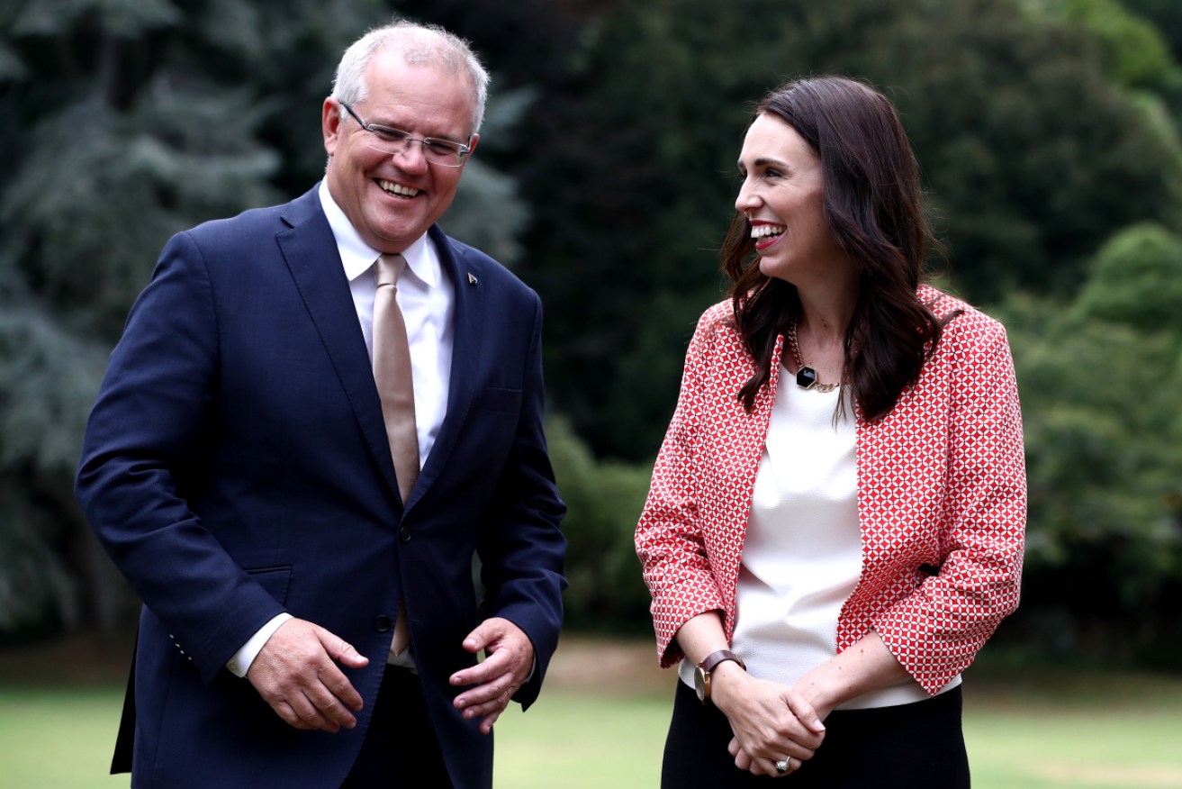 NZ PM Jacinda Ardern called an election on Tuesday – interrupted in her announcement by a surprise call from Scott Morrison