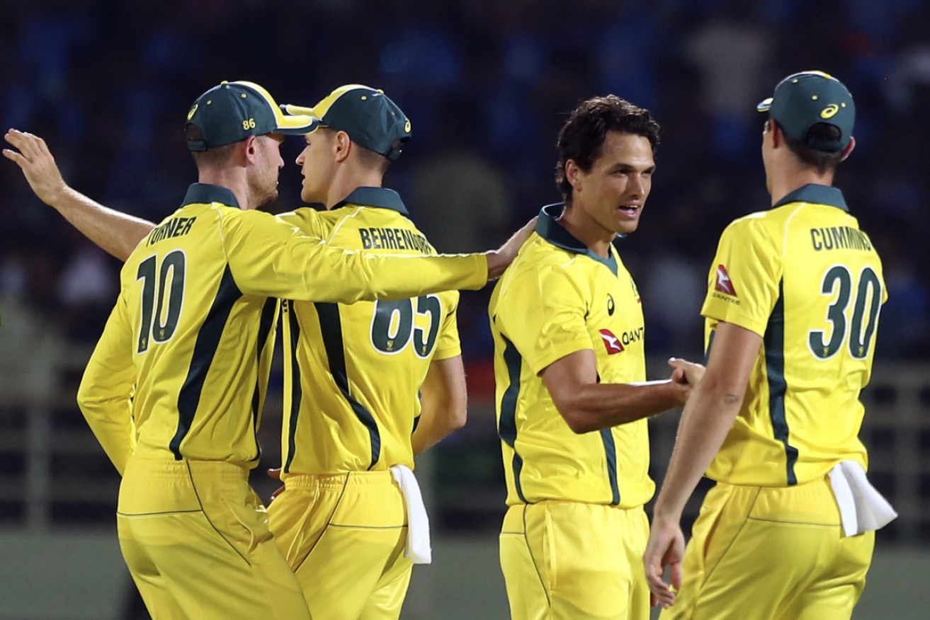The first T20 went down to the wire before Australia won the low-scoring match.