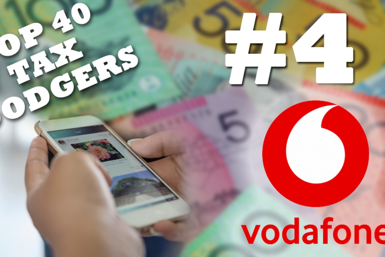 Telco giant Vodafone Hutchison is the fourth largest tax dodger in Australia.