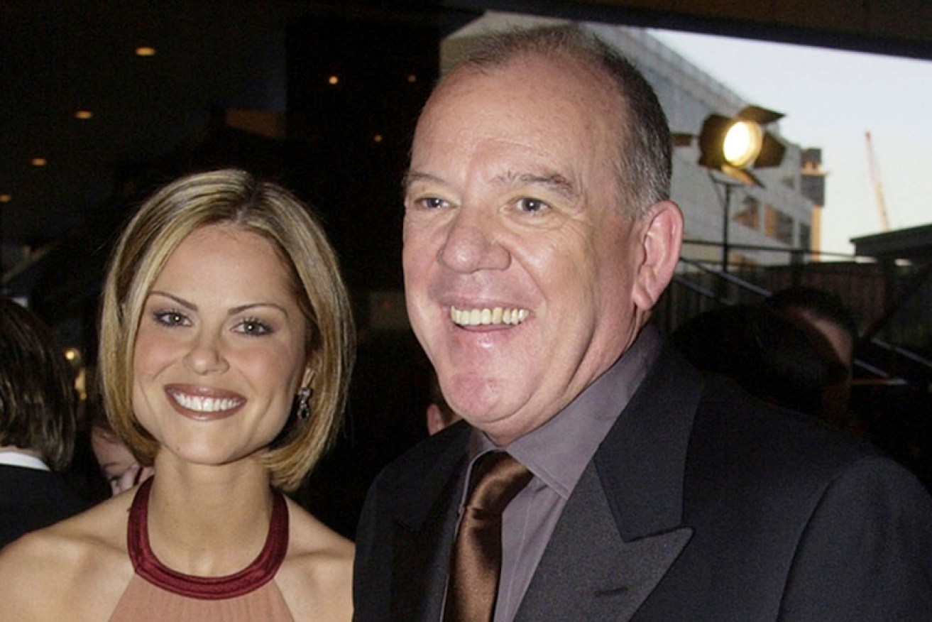 Mike Willesee with then wife Gordana at the 2002 Logies.
