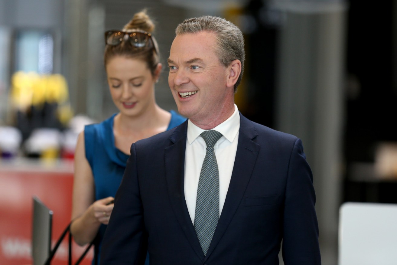 Mr Pyne says he's looking to find his next job in the private sector.