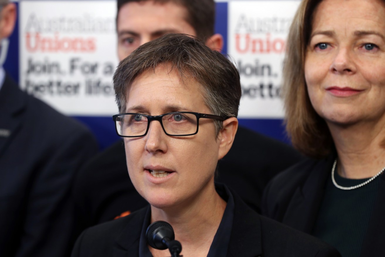 ACTU secretary Sally McManus says she expects tens of thousands of workers to join the April strike day.