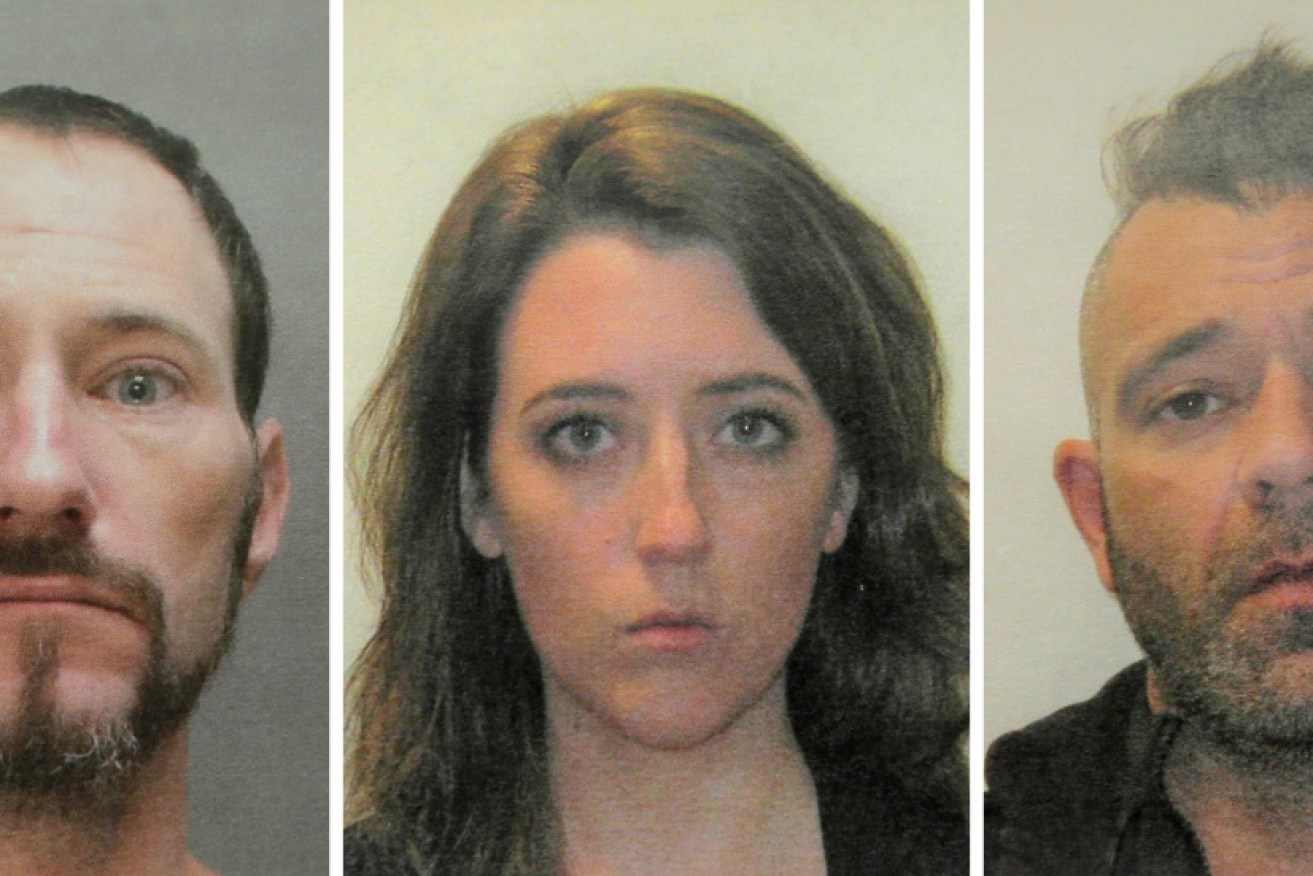 The Burlington County Prosecutors office mugshots of Johnny Bobbitt, Katelyn McClure and Mark D'Amico in November. 