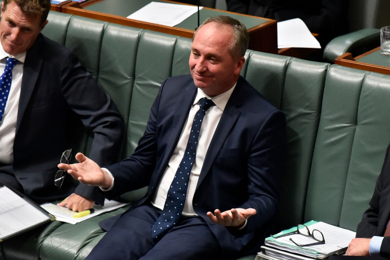 The former “elected deputy prime minister” Barnaby Joyce is creating bedlam for the government. 