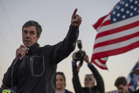 ‘Born to be in it’: Ex-punk muso Beto O&#8217;Rourke declares he&#8217;s out to trounce Trump