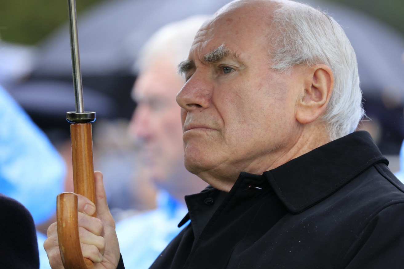 John Howard is recovering after an emergency operation on Monday.