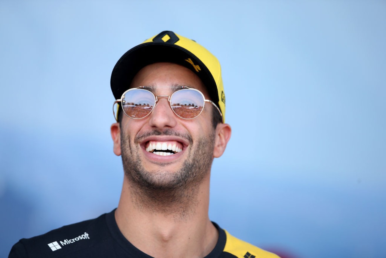 Daniel Ricciardo has been hobbled by Team Renault's mechanical and tuning issues, but now he's smiling. 