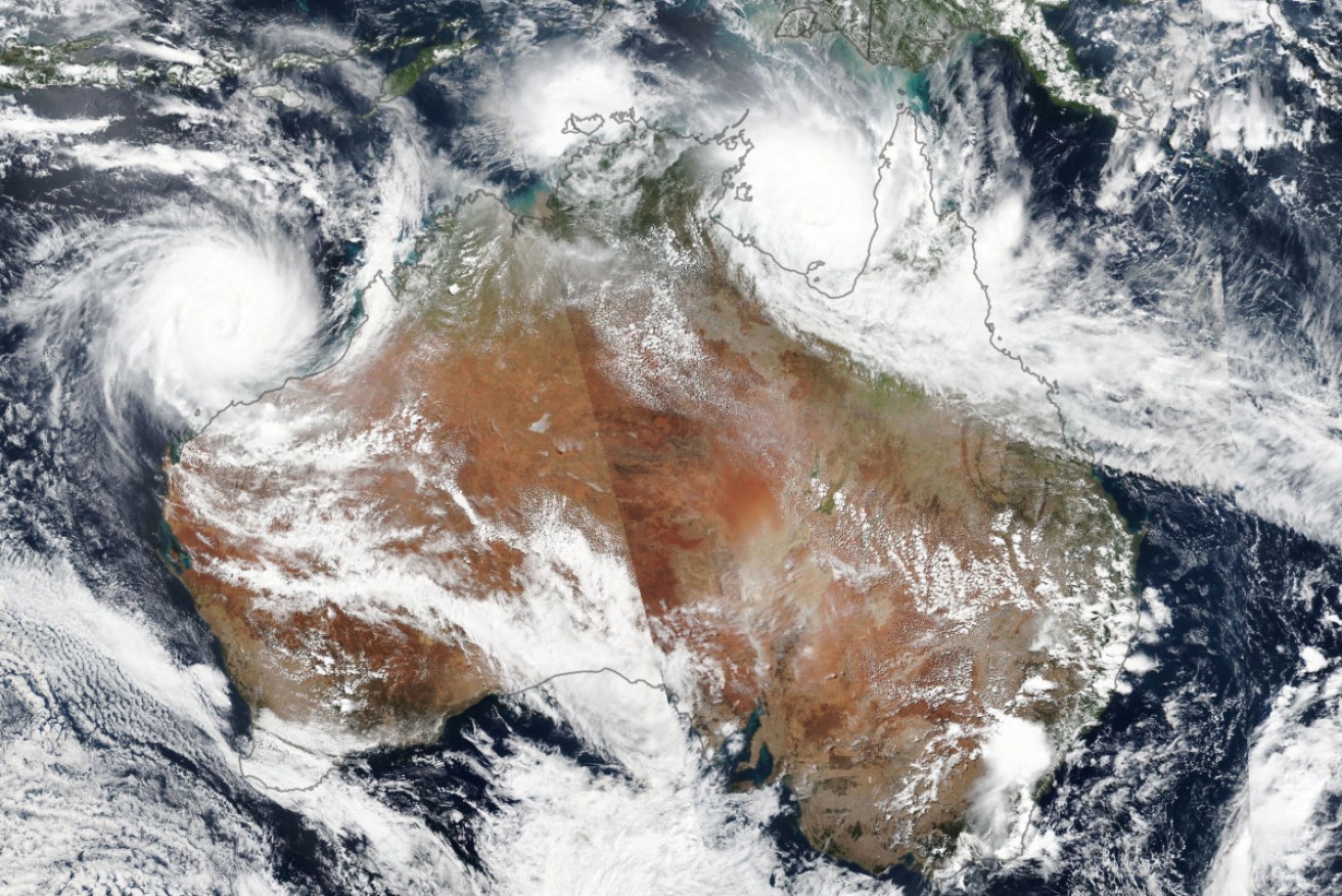 Cyclone Trevor has done its worst to the Northern Territory coast. Now it's Veronica's turn to wallop the Pilbara. 