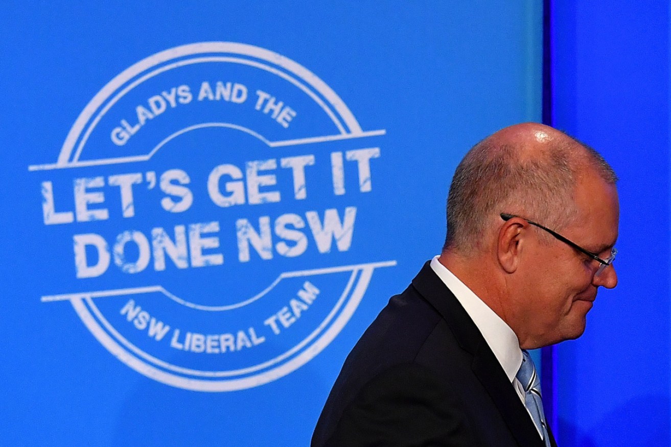 Scott Morrison was buoyed by the NSW election result.