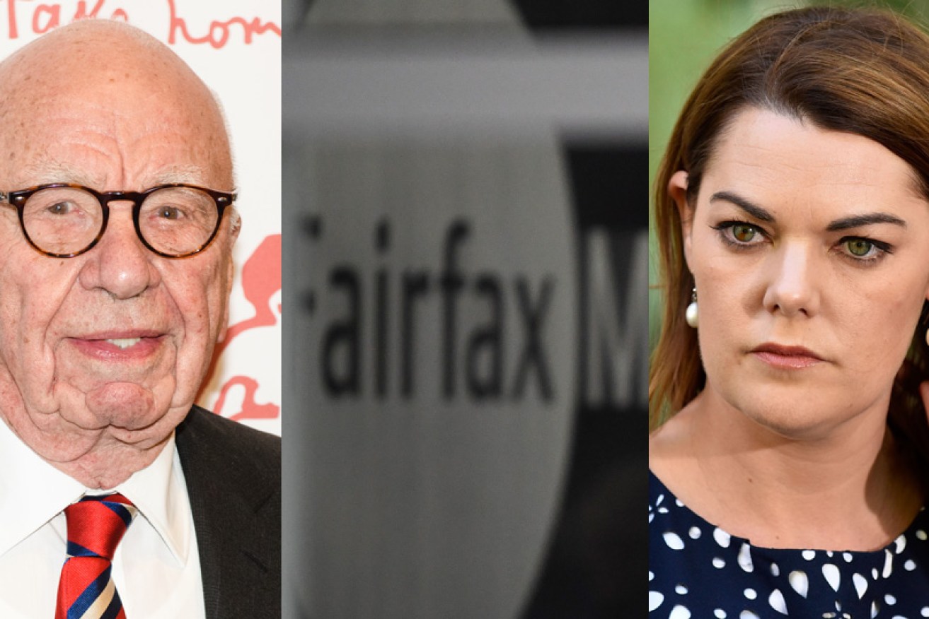 Rupert Murdoch's News Corp and the former Fairfax Media empire are in the sights of the Greens'  Sarah Hanson-Young. 