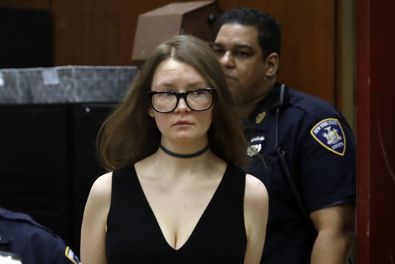 Anna Sorokin arrives in New York State Supreme Court on Wednesday to face grand larceny and theft of services charges.