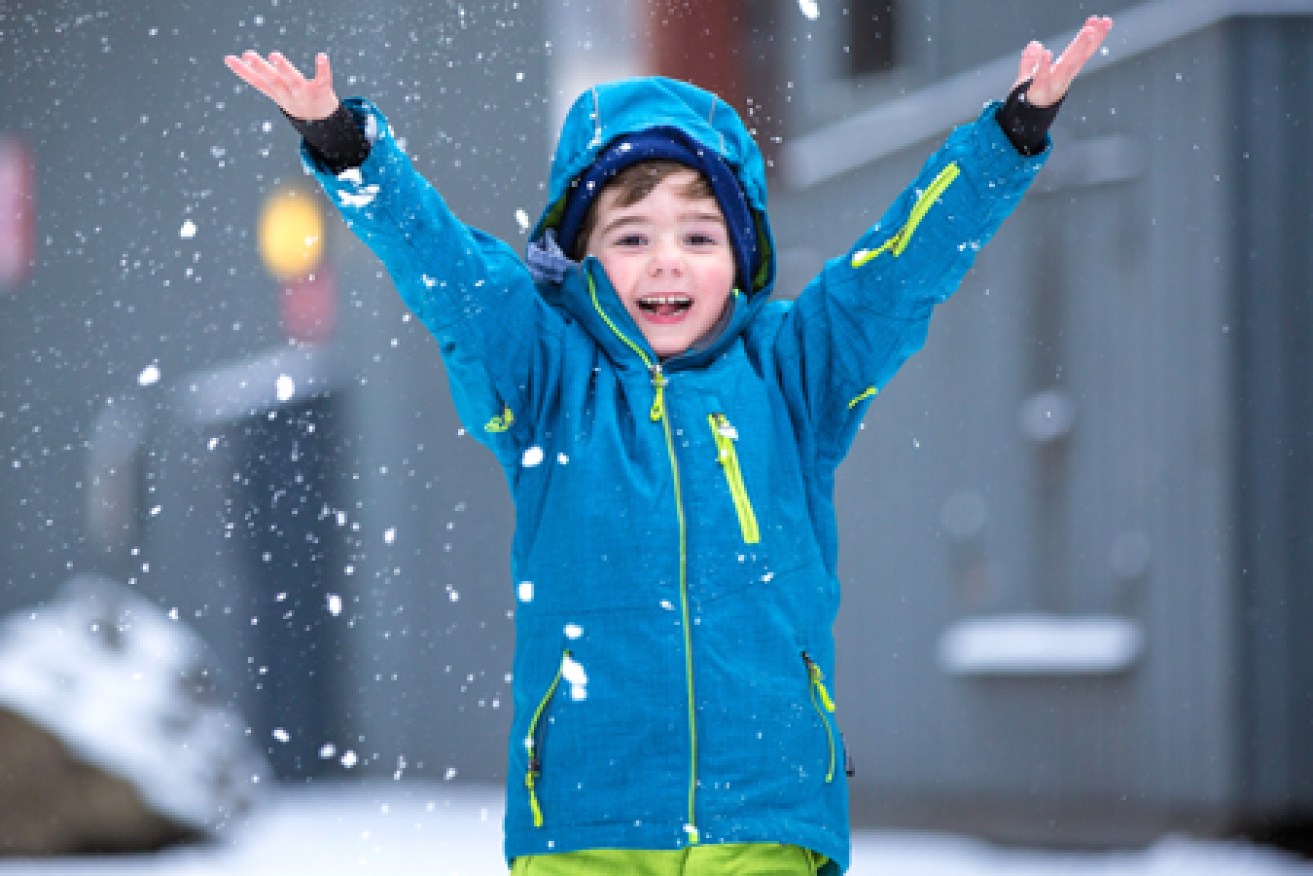 Snow is forecast for Alpine regions on the eastern seaboard.