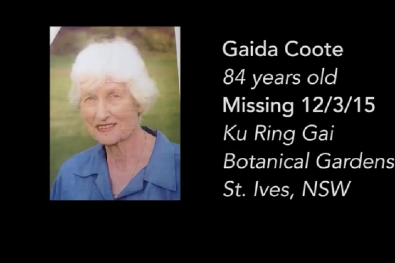 Gaida Cootes' disappearance defied a massive hunt in the days after she was reported missing.