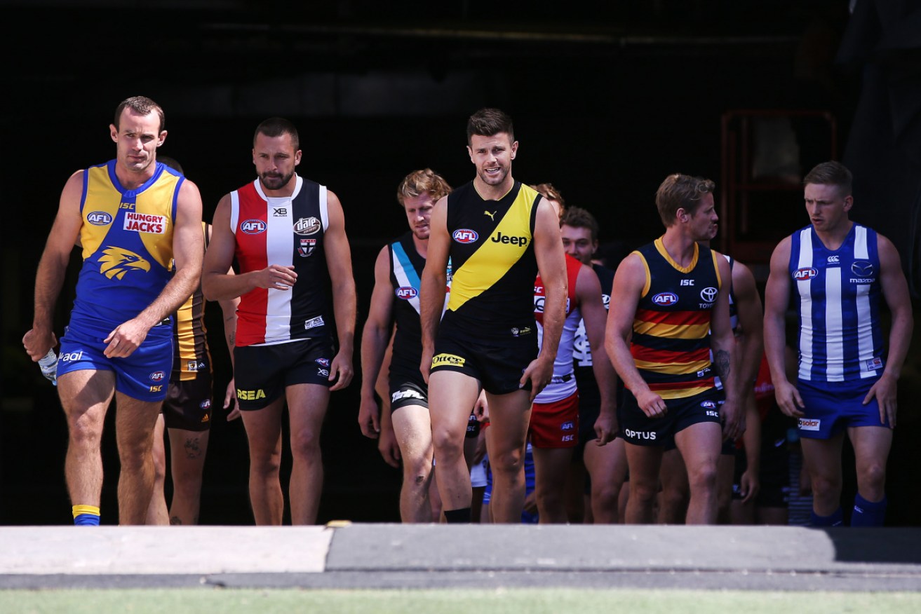 A serious business: Club skippers have the weight on their shoulders, but you'd hope they enjoy their footy. 