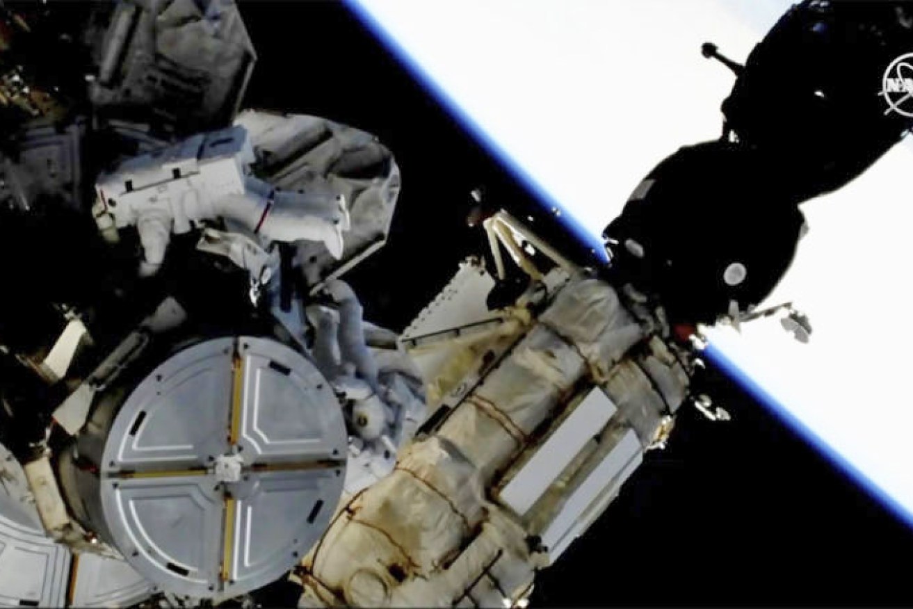 At least 24 pieces of debris are orbiting dangerously close to the International Space Station. 