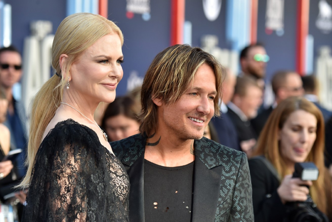Dress or no dress, "I love you so much," Keith Urban told Nicole Kidman at the Academy of Country Music Awards on April 7.
