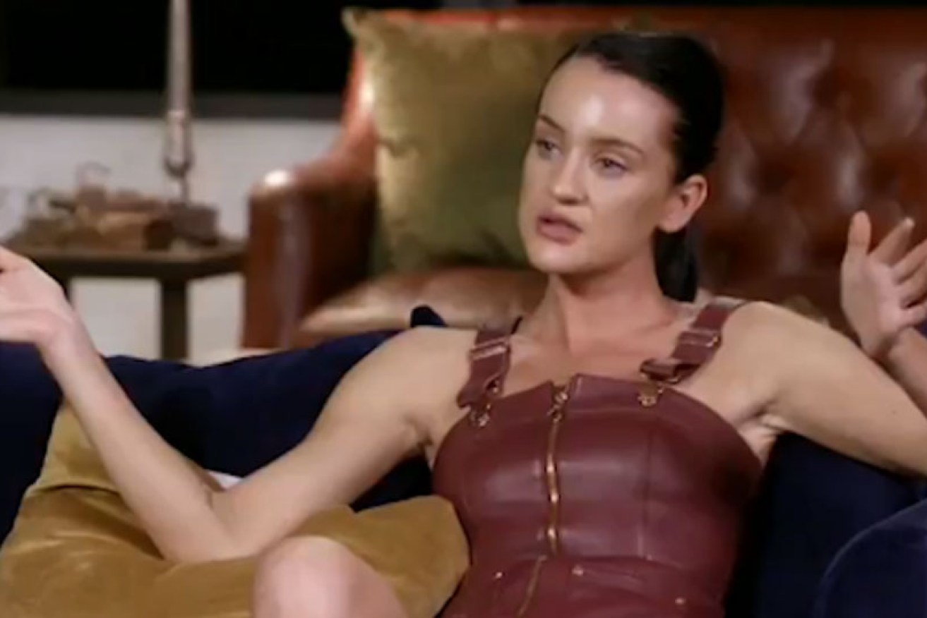 Ines Basic (who tied with Jessika Power and Cyrell Paule as <i>Married at First Sight's</i> 2019 female villain) in the reunion finale.