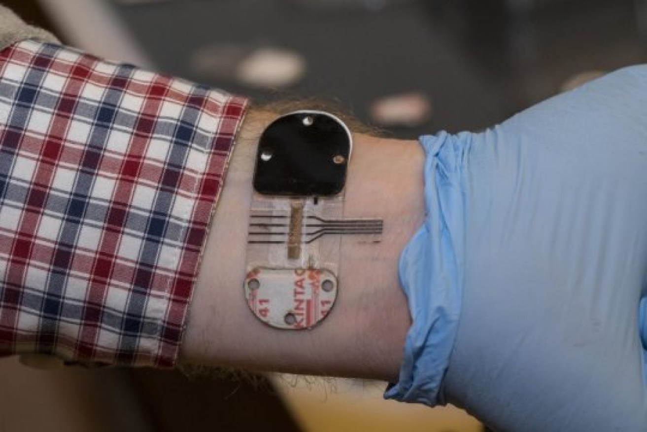 The new 'sweat sensor' can track your health without the need for a blood test.